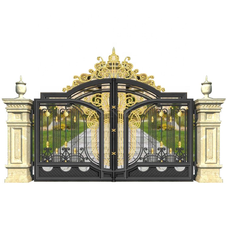 Customized Courtyard Entrance Aluminum Gate Ornaments